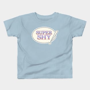 New jeans super shy typography y2k bunny tokki | Morcaworks Kids T-Shirt